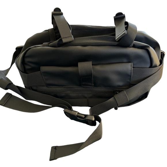StoragePlus Bike Handlebar Storage Pouch Bag  Black Sz 11X7 Faux Leather - Picture 1 of 4